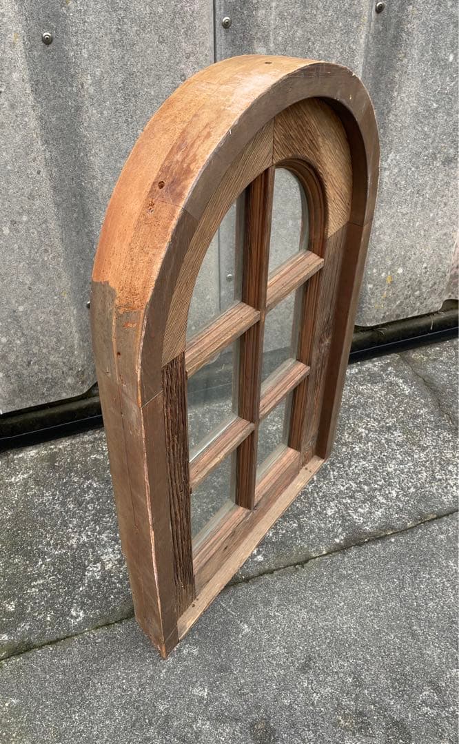 アンティーク/フランス/古材/窓枠/窓/アーチ窓/店舗什器/②