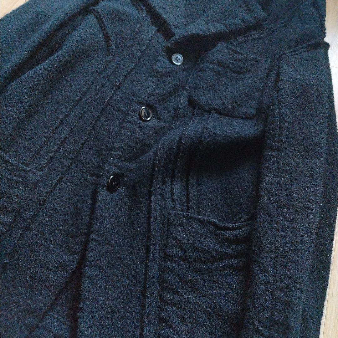 03AW カーブ期 ギャルソン オムプリュス ウール縮絨 テーラードジャケット