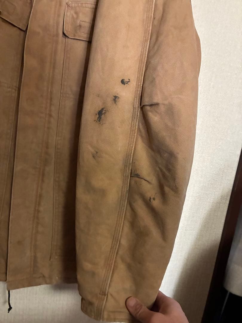 USA製/UFCWタグ　carhartt トラディショナルジャケット ベージュ