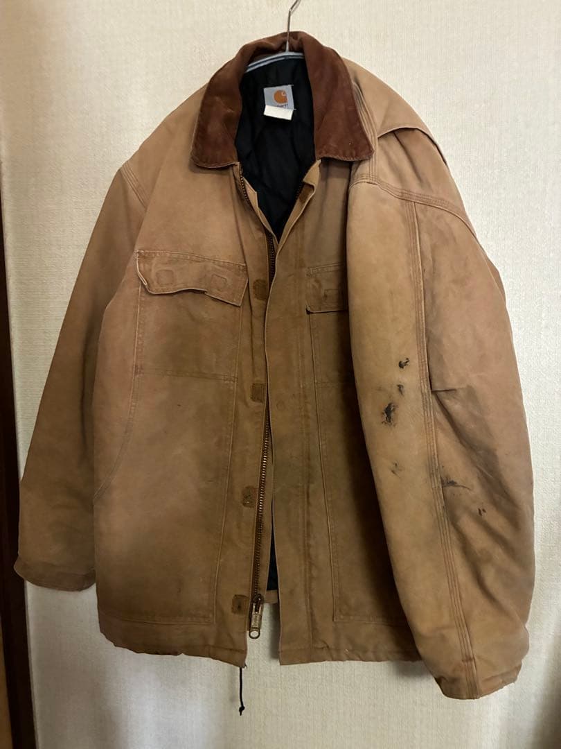 USA製/UFCWタグ　carhartt トラディショナルジャケット ベージュ