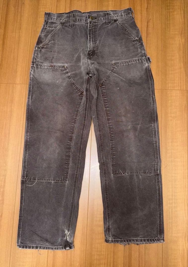 Carhartt カーハート　ダブルニー パンツ USA製 古着 w32