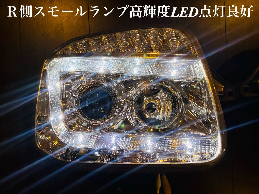 ☆★ジムニー JB23 1〜10型 高輝度LEDシャークヘッドライト 中古品★☆
