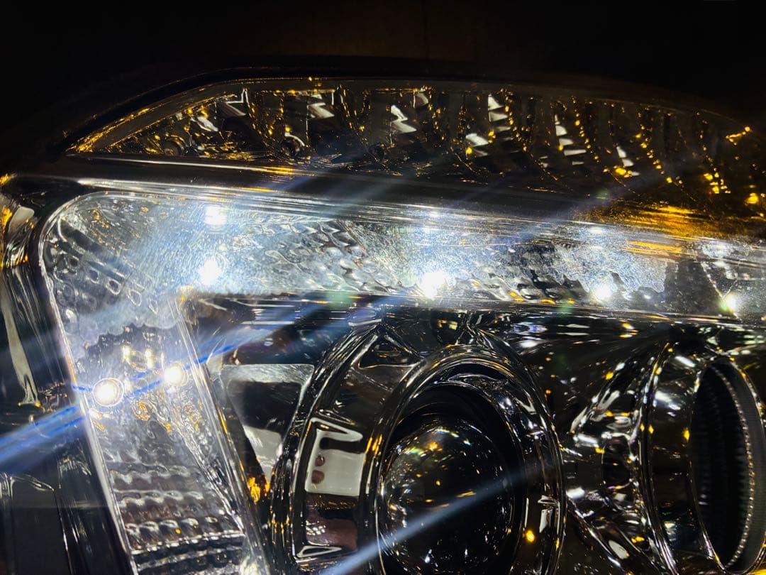 ☆★ジムニー JB23 1〜10型 高輝度LEDシャークヘッドライト 中古品★☆