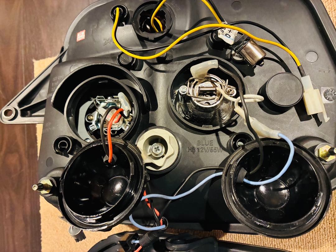 ☆★ジムニー JB23 1〜10型 高輝度LEDシャークヘッドライト 中古品★☆