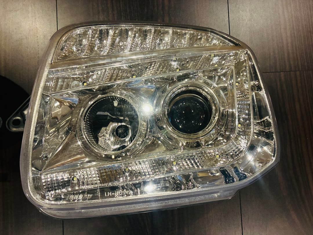 ☆★ジムニー JB23 1〜10型 高輝度LEDシャークヘッドライト 中古品★☆