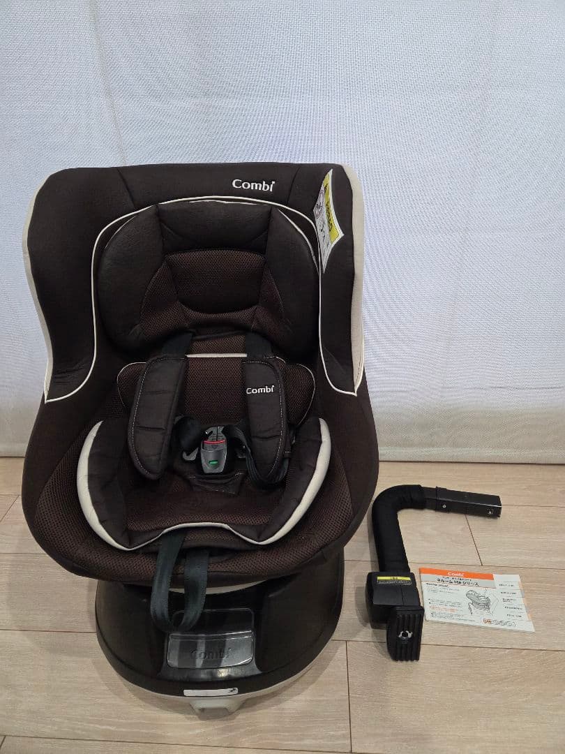 チャイルドシート ネルーム lite EF ダークブラウン コンビ