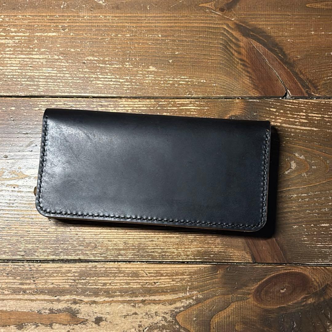 たつのハンドワックスレザー トラッカーウォレット チェーンセット