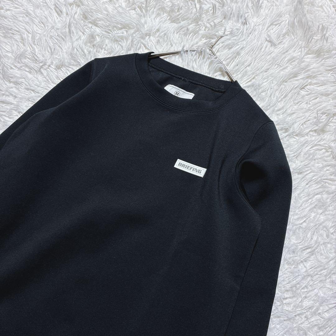 近年モデル⭐️ブリーフィング　スウェット　エンボス加工　3D ゴルフ　黒　XS