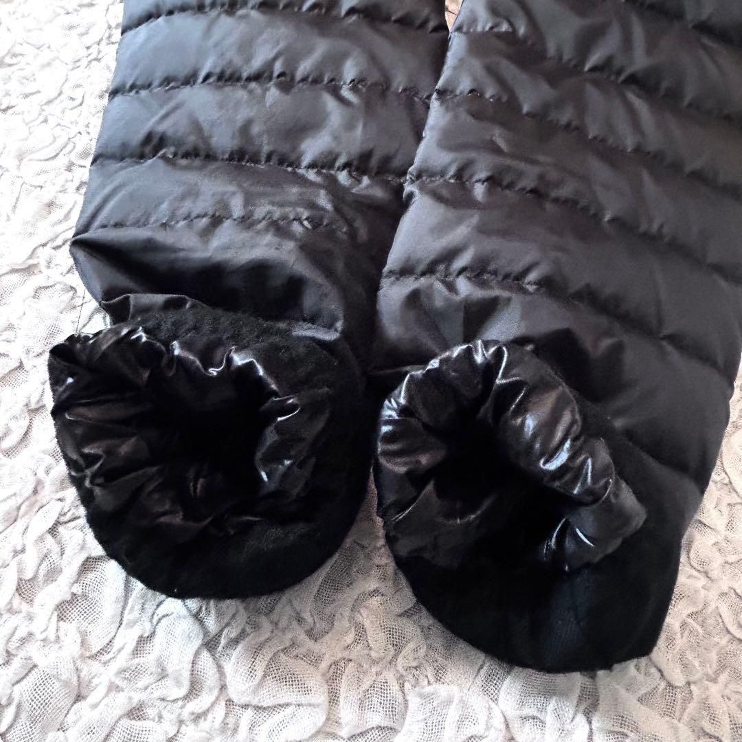 美品 ナノユニバース 西川ダウン ノーカラー ダウンジャケット 黒 nano