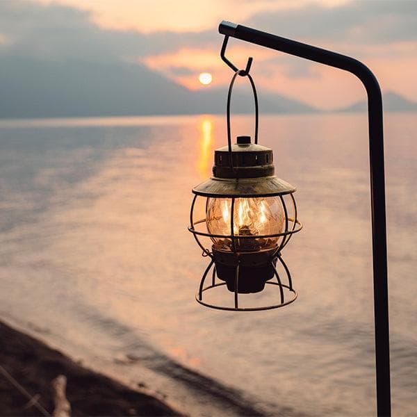 ジャンク ベアボーンズ BAREBONES レイルロードランタンLED ブラス