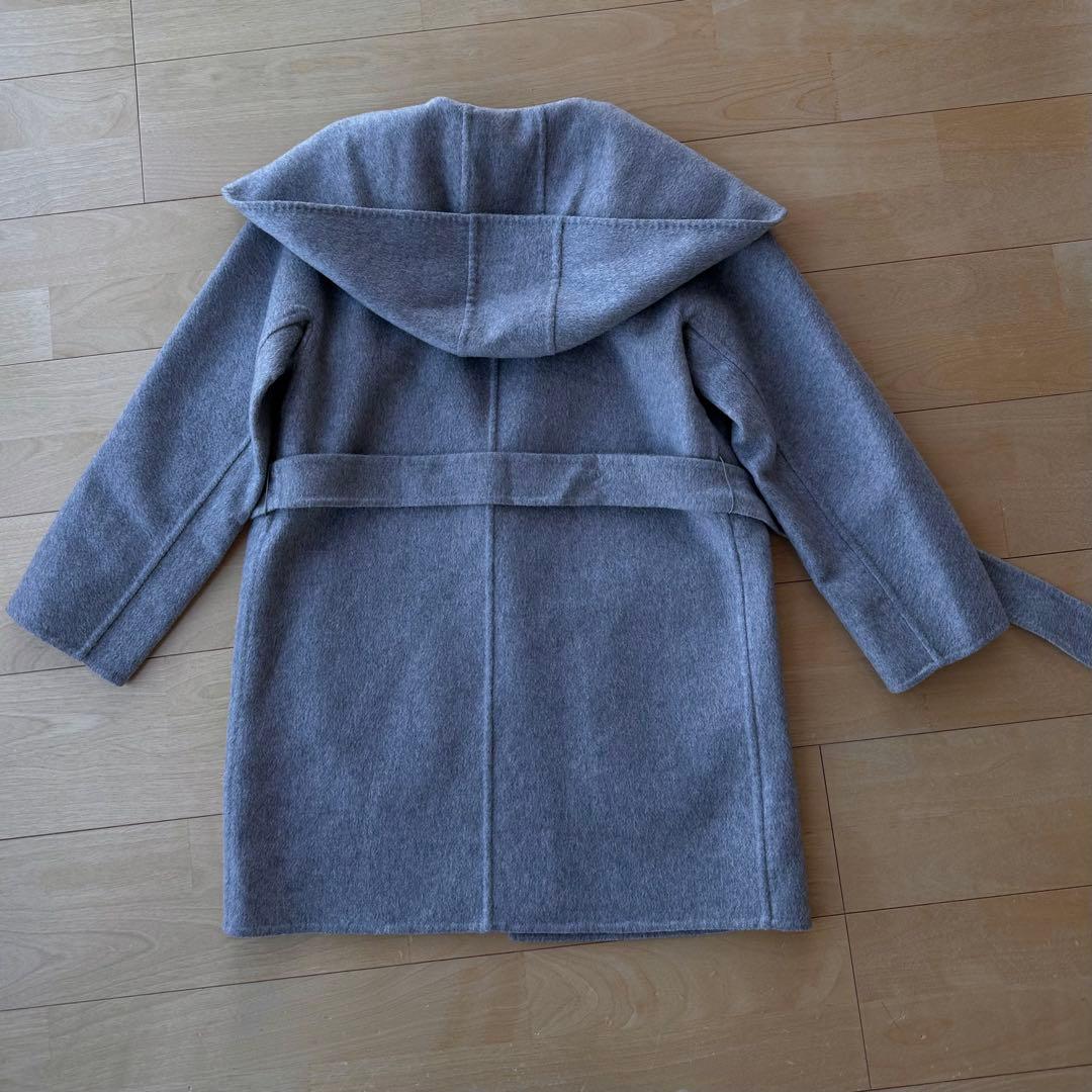 MAXMARA マックスマーラ　カシミヤ　フーデット　コート　白タグ　リアルト
