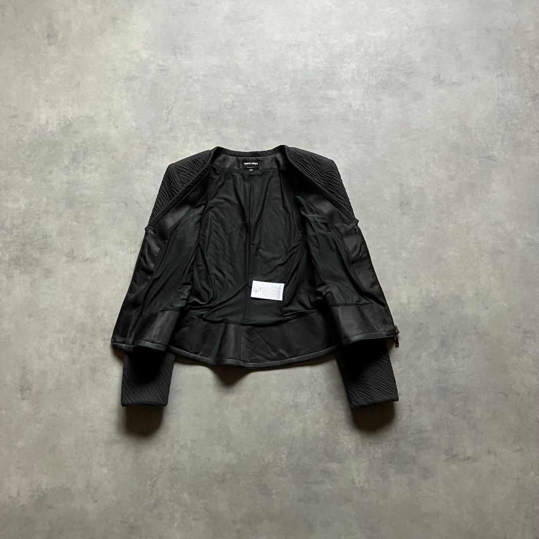 ジャケット・アウター GiorgioArmani cotton silk pleated jacket
