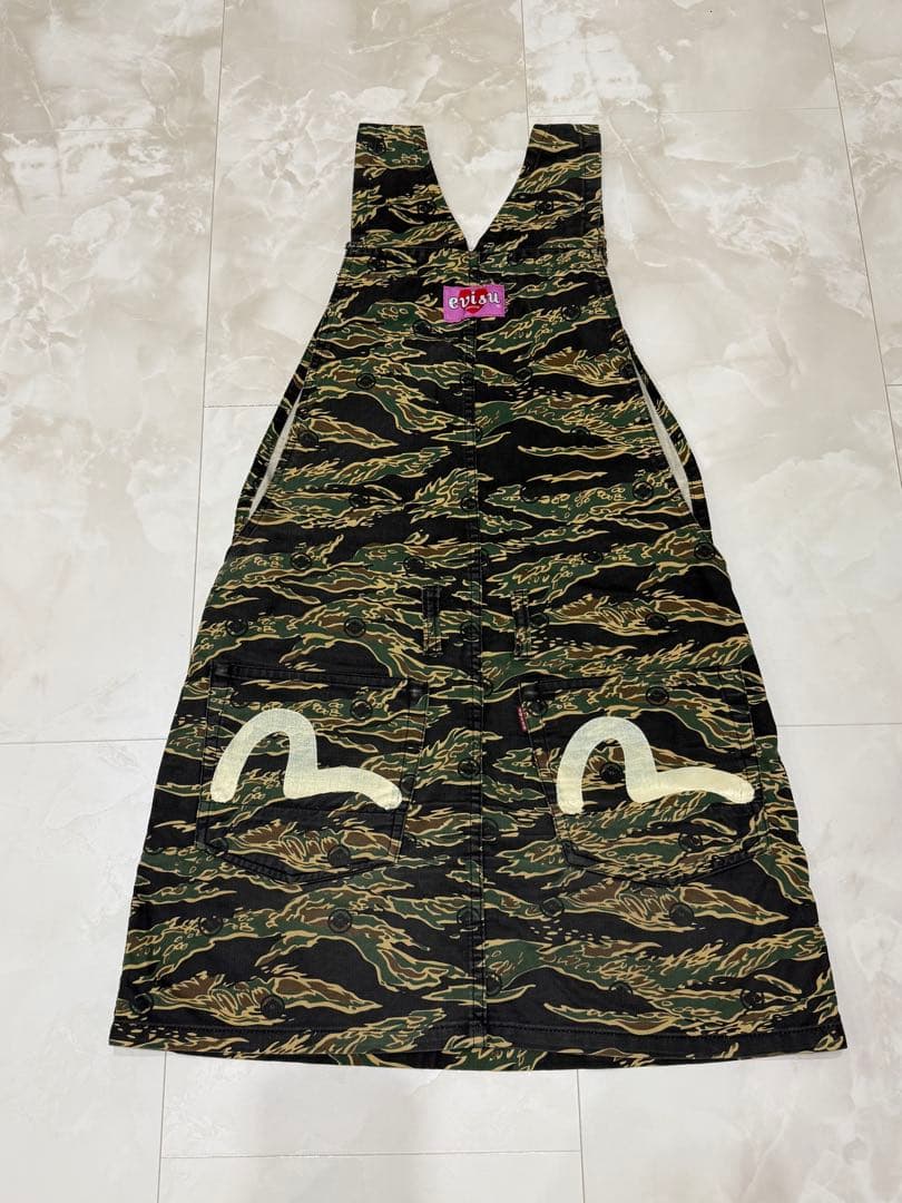 希少Evisuエビス サロペット スカート オーバーオール ジャンバースカート