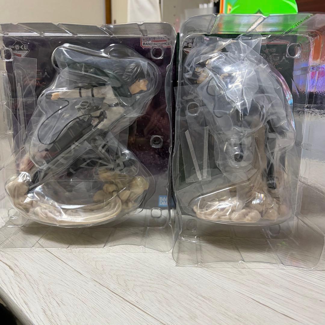 進撃の巨人 一番くじ 地鳴らし B賞リヴィ Ｃ賞ハンジ