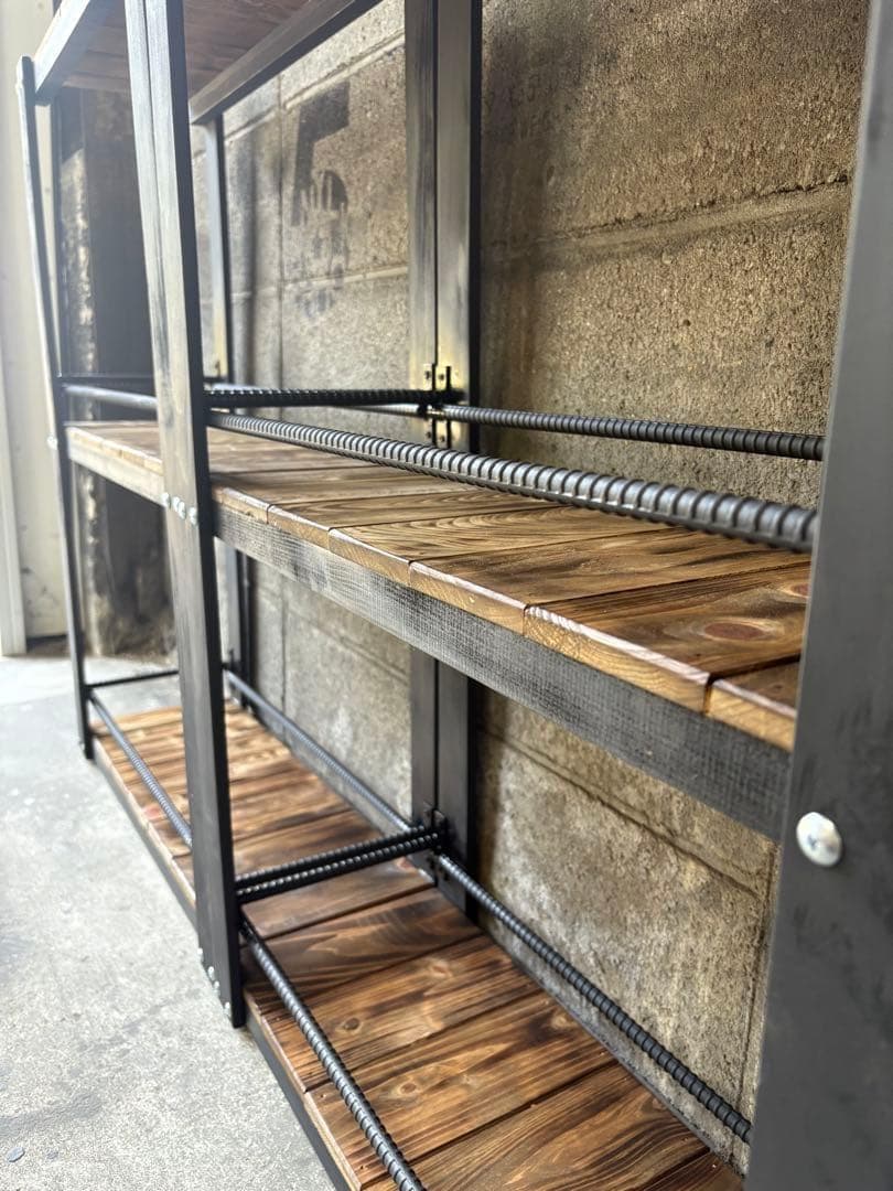 ウイスキーラック　上段バー無しタイプ　特大ウィスキーラック　飾り棚 1123