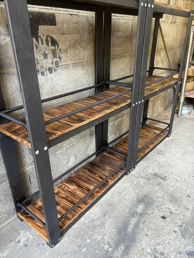 ウイスキーラック　上段バー無しタイプ　特大ウィスキーラック　飾り棚 1123