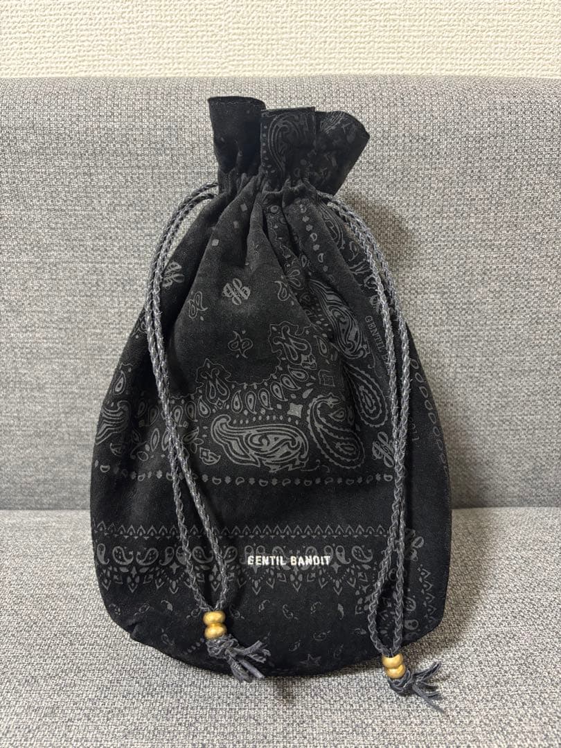 【美品】GENTIL BANDIT スエード巾着バッグ