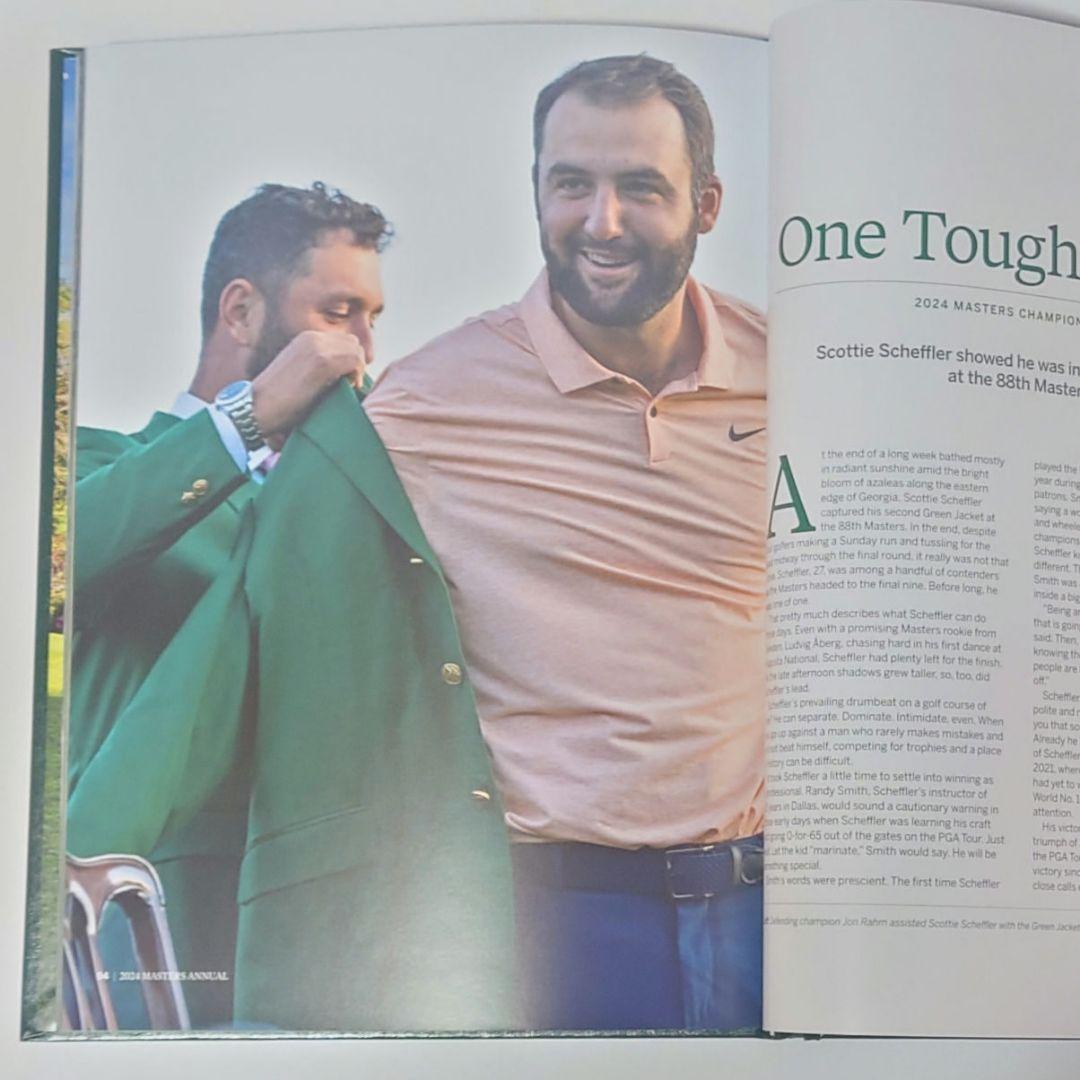 マスターズゴルフ2024年度公式写真集(洋書)レア物