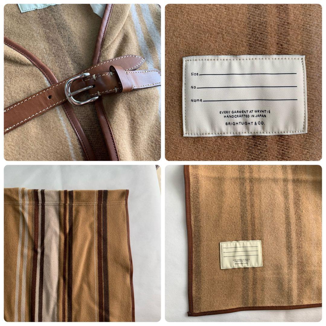 【WRYHT】ASYMMETRY CAPE PONCHO／新品タグ付／送料込