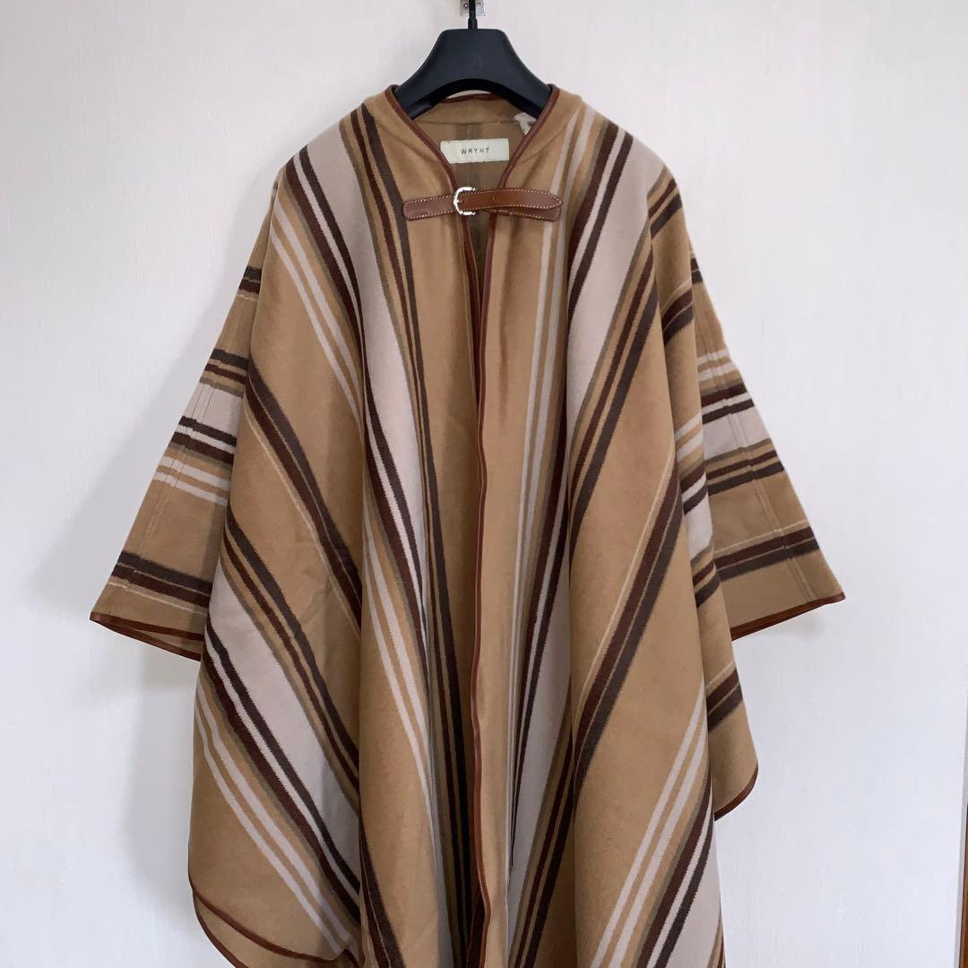 【WRYHT】ASYMMETRY CAPE PONCHO／新品タグ付／送料込