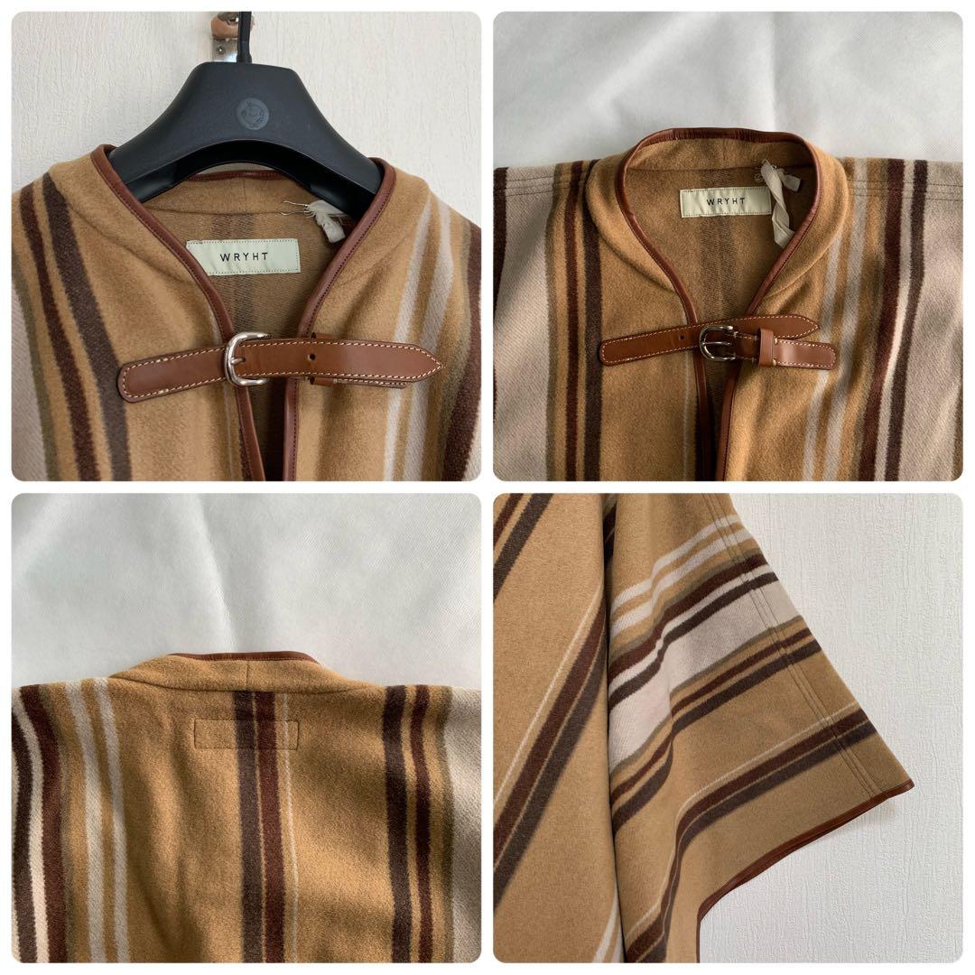 【WRYHT】ASYMMETRY CAPE PONCHO／新品タグ付／送料込