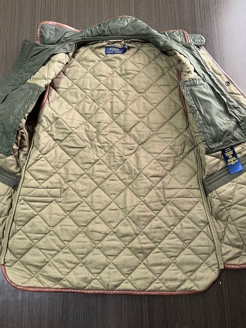 【美品】ポロラルフローレン キルテッドベスト　M 中綿キルティング ベスト