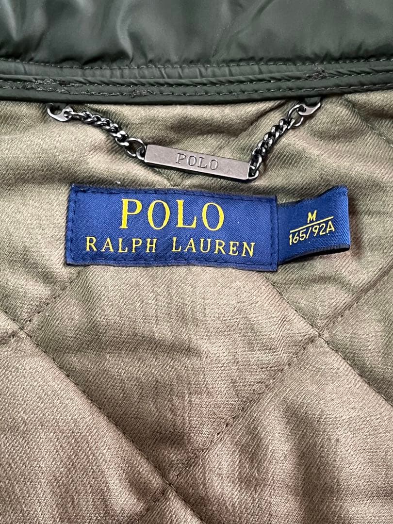 【美品】ポロラルフローレン キルテッドベスト　M 中綿キルティング ベスト