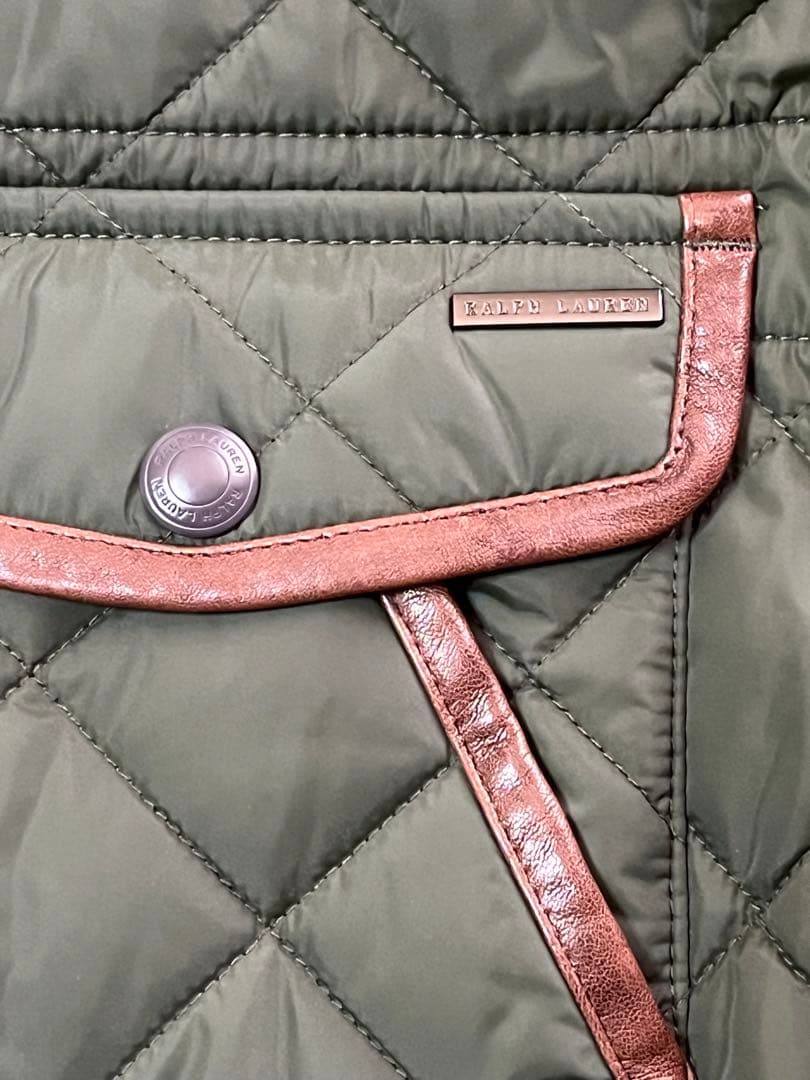 【美品】ポロラルフローレン キルテッドベスト　M 中綿キルティング ベスト