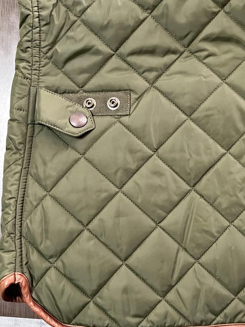 【美品】ポロラルフローレン キルテッドベスト　M 中綿キルティング ベスト