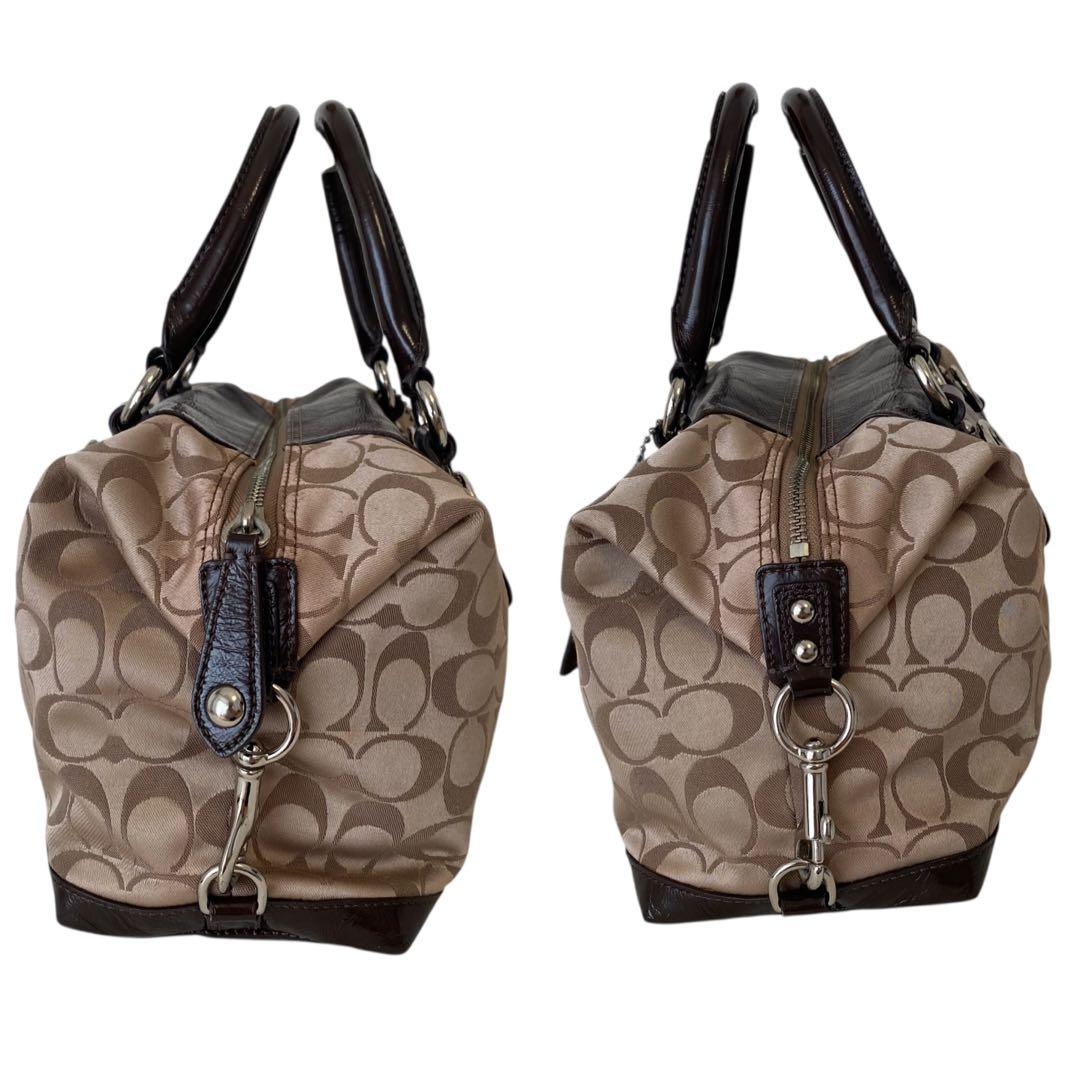 美品　コーチ　2way ショルダーバッグ　シグネチャー　斜めがけ　15443