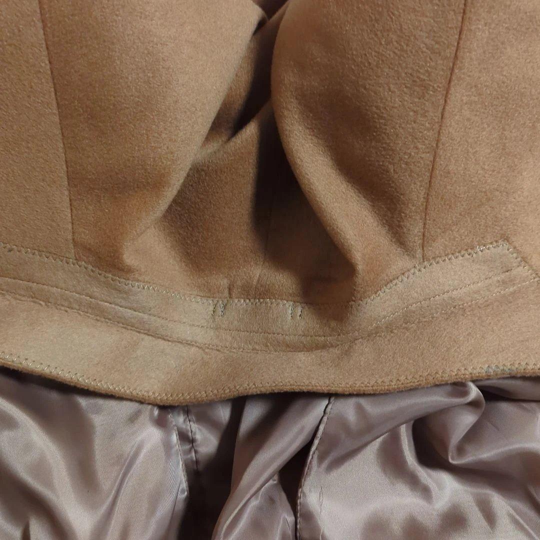 美品　G.GAGLIANO　カシミア100　テーラードジャケット　キャメル　LL