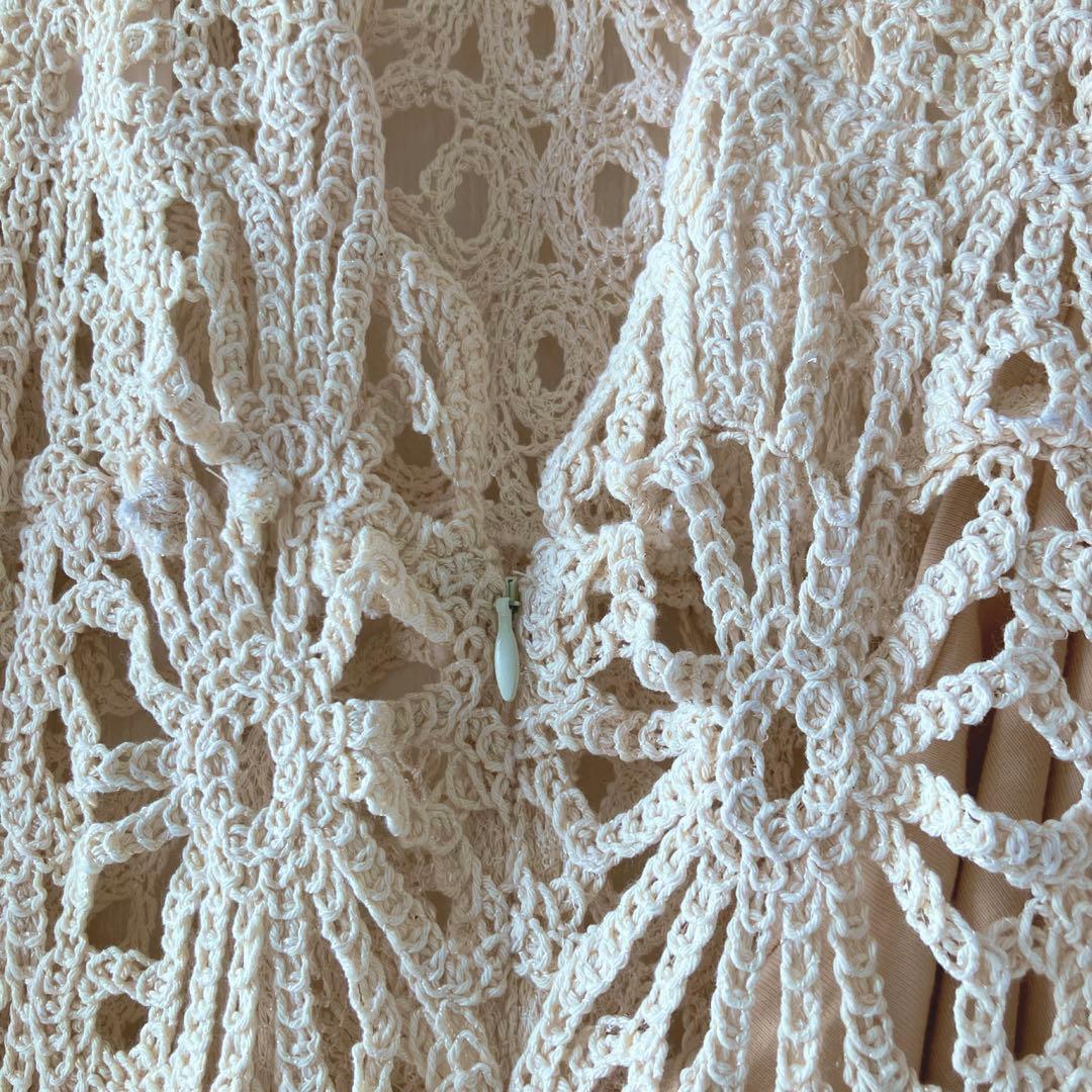 新品タグ付【Ameri】MEDI FLOWER SAINT LACE DRESS