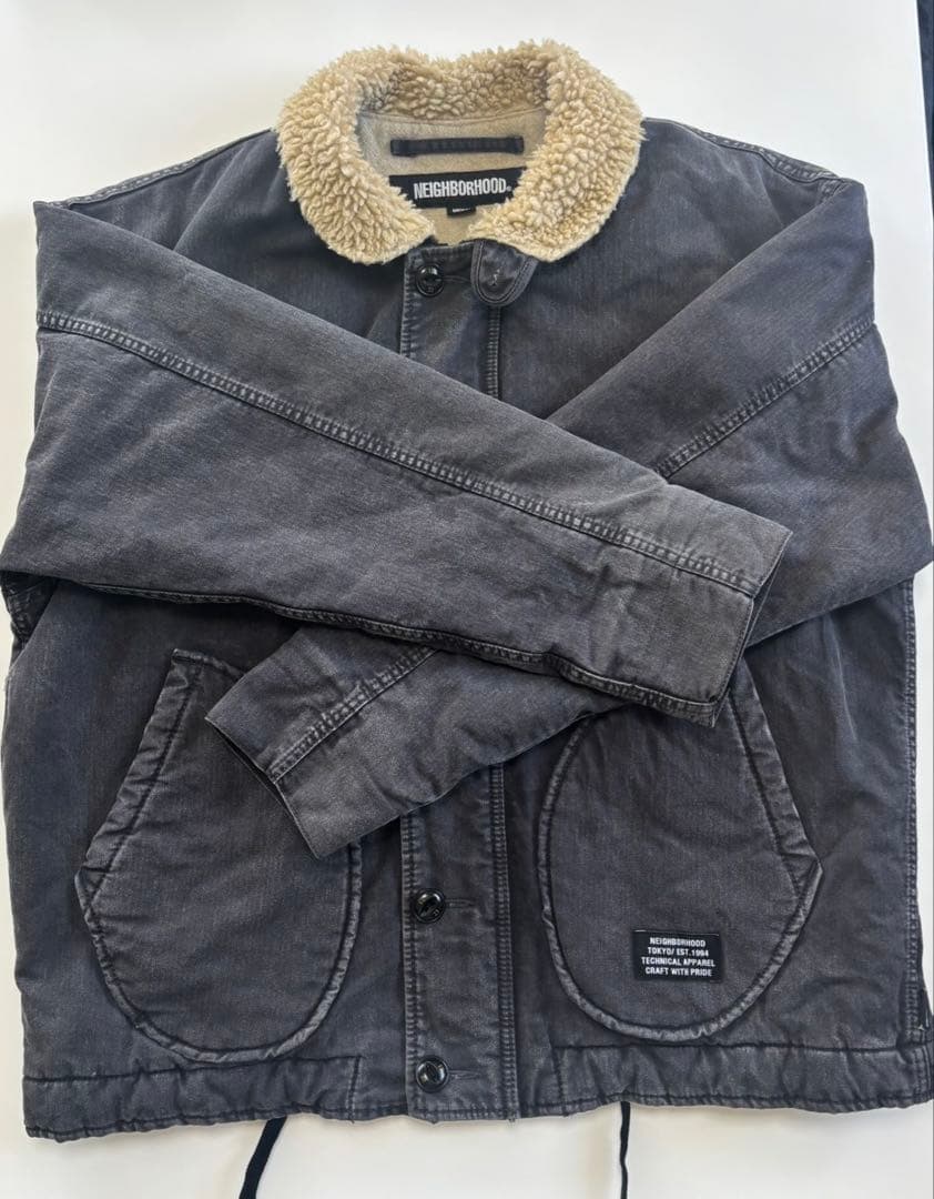 NEIGHBORHOOD N-1 DECK JK. COブラック Mサイズ