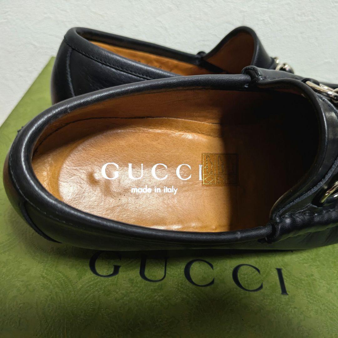 I*２様 美品　GUCCI　ホースビットローファー　ブーツ　黒　40E