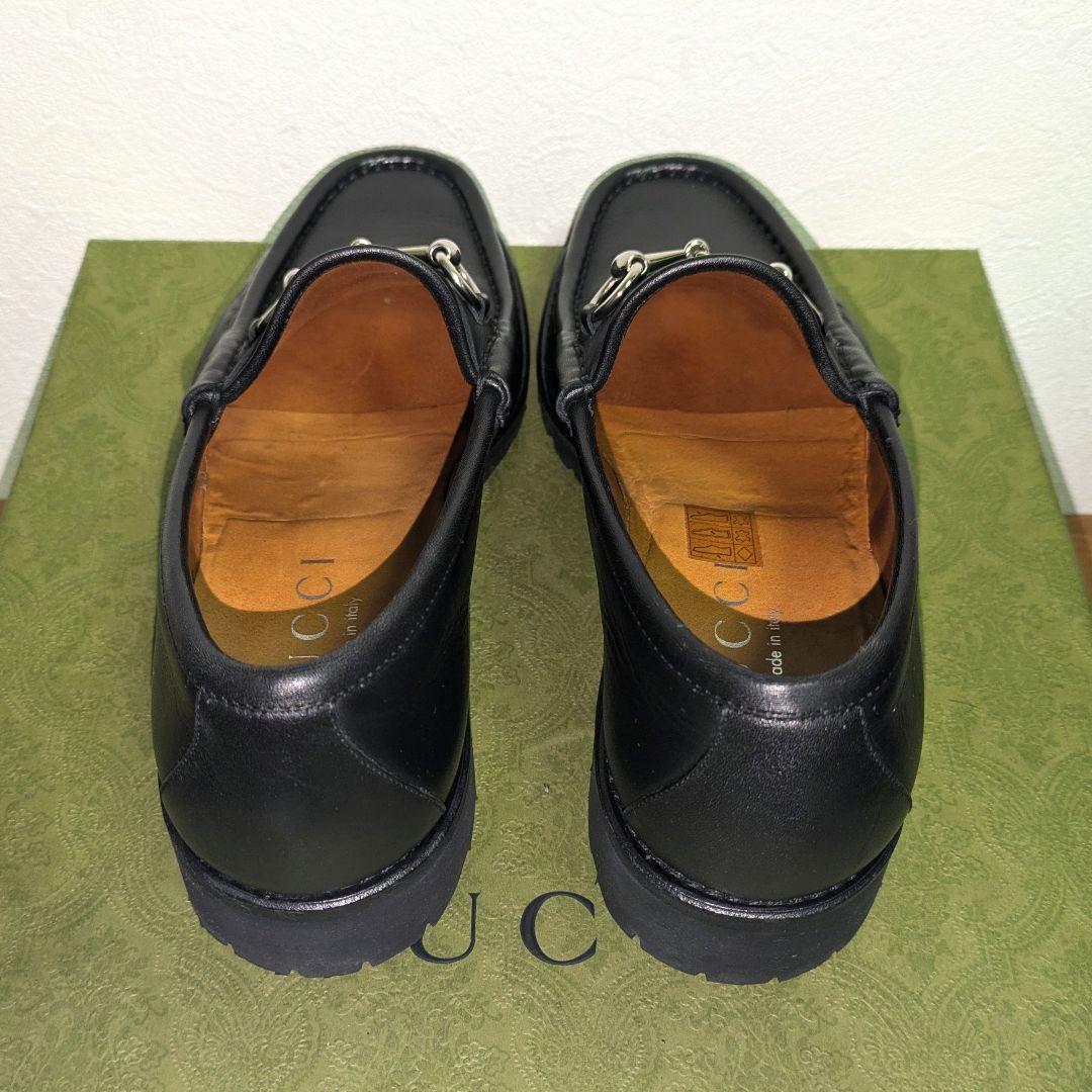 I*２様 美品　GUCCI　ホースビットローファー　ブーツ　黒　40E