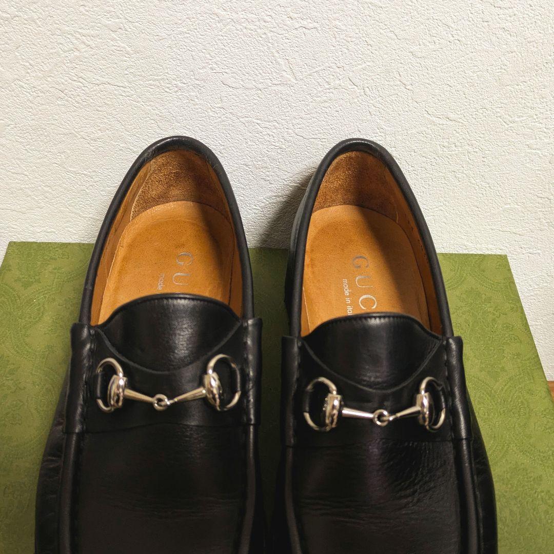 I*２様 美品　GUCCI　ホースビットローファー　ブーツ　黒　40E