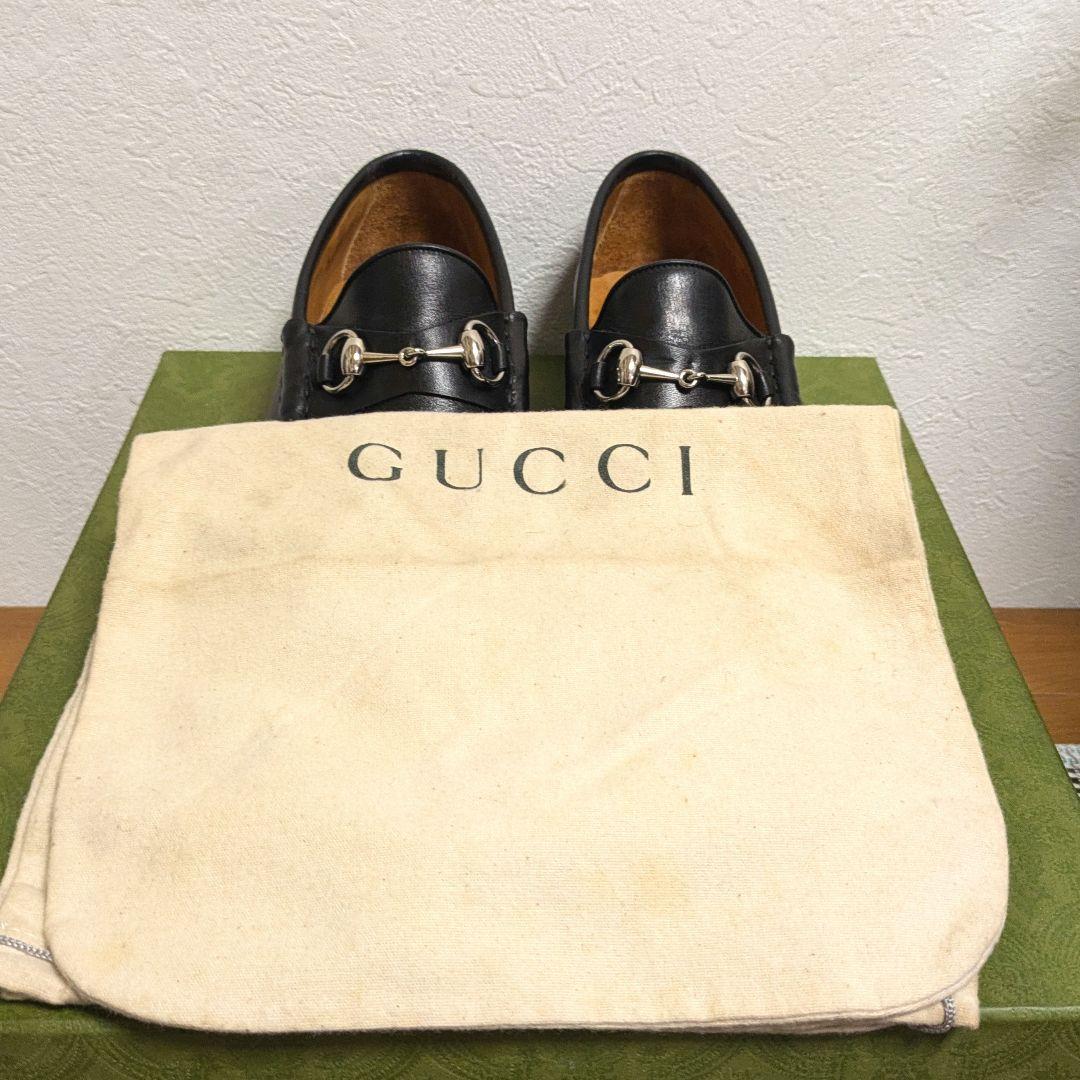 I*２様 美品　GUCCI　ホースビットローファー　ブーツ　黒　40E