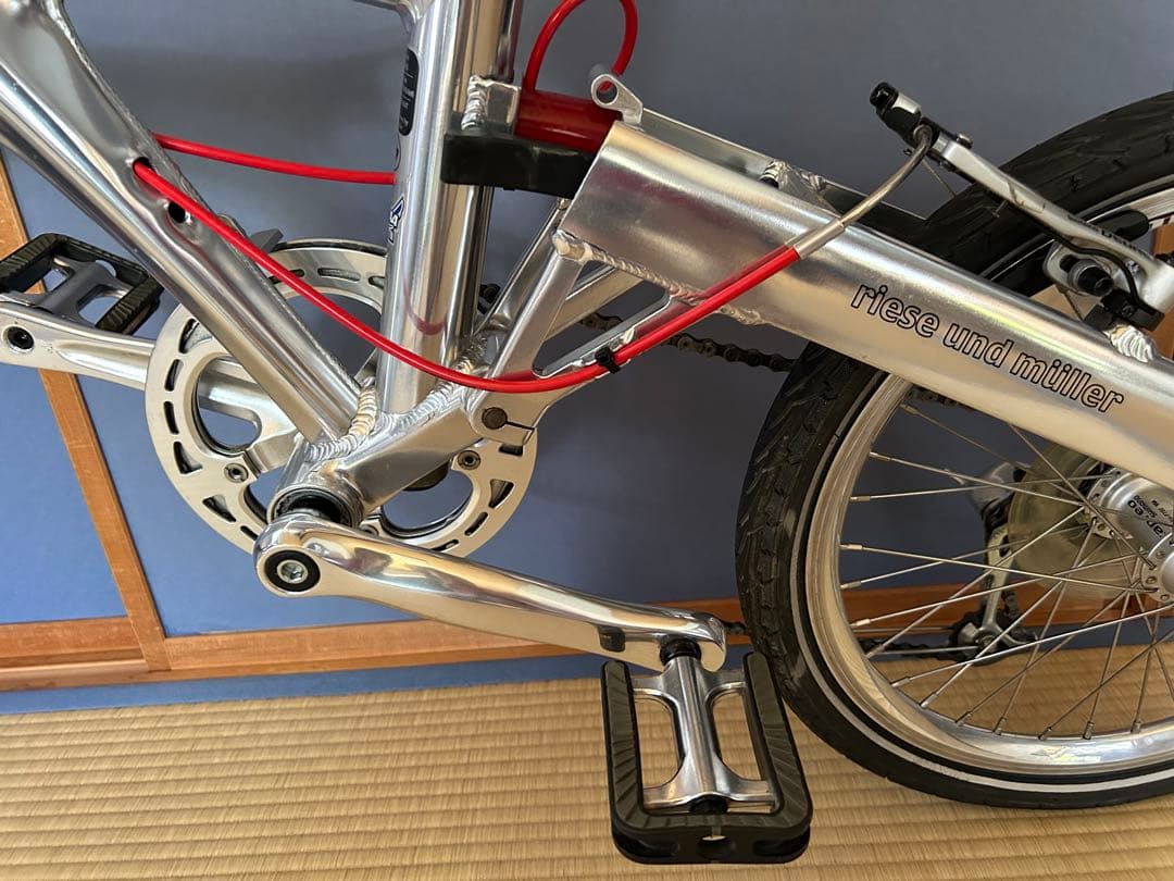 bd-1 HI POLISH ハイポリッシュ9SPEED 折り畳み自転車 18㌅