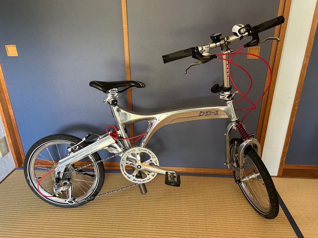 bd-1 HI POLISH ハイポリッシュ9SPEED 折り畳み自転車 18㌅