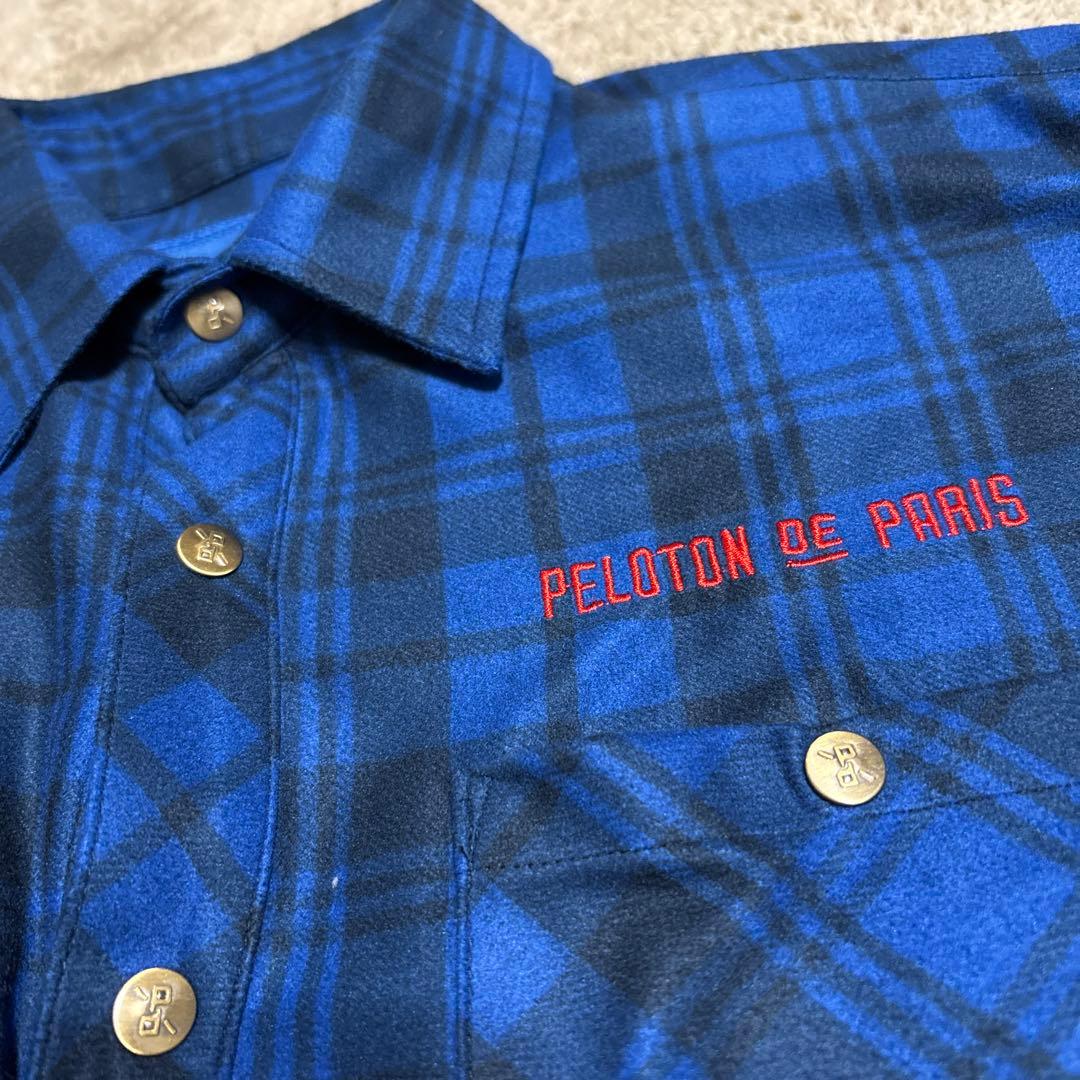 プロトンドパリ グラベルシャツ ネルシャツ M サイクルジャージ