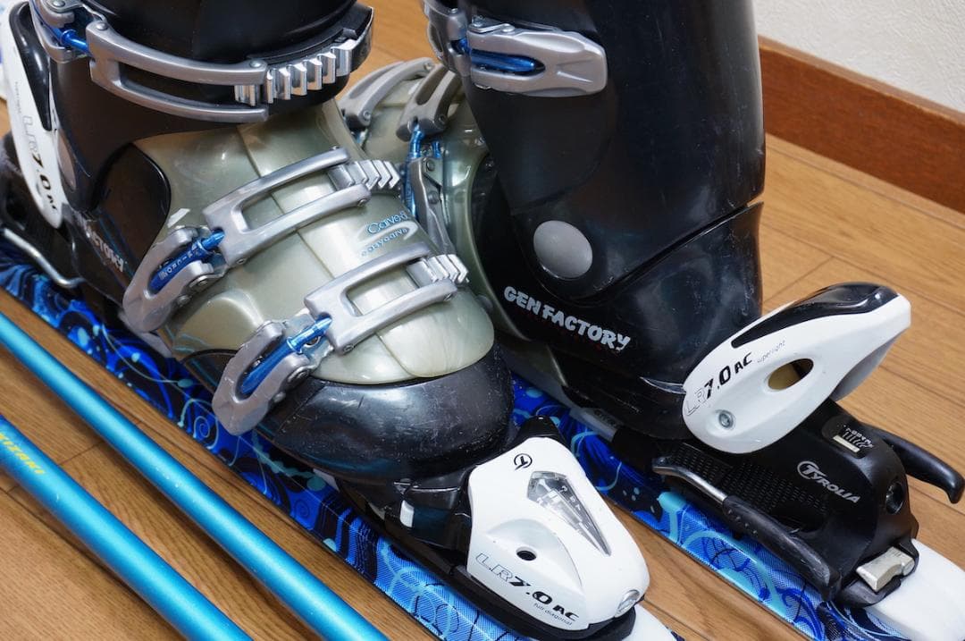 メンテ済 150cm靴24～24.5cmPURE CONSCIOUSスキーセット