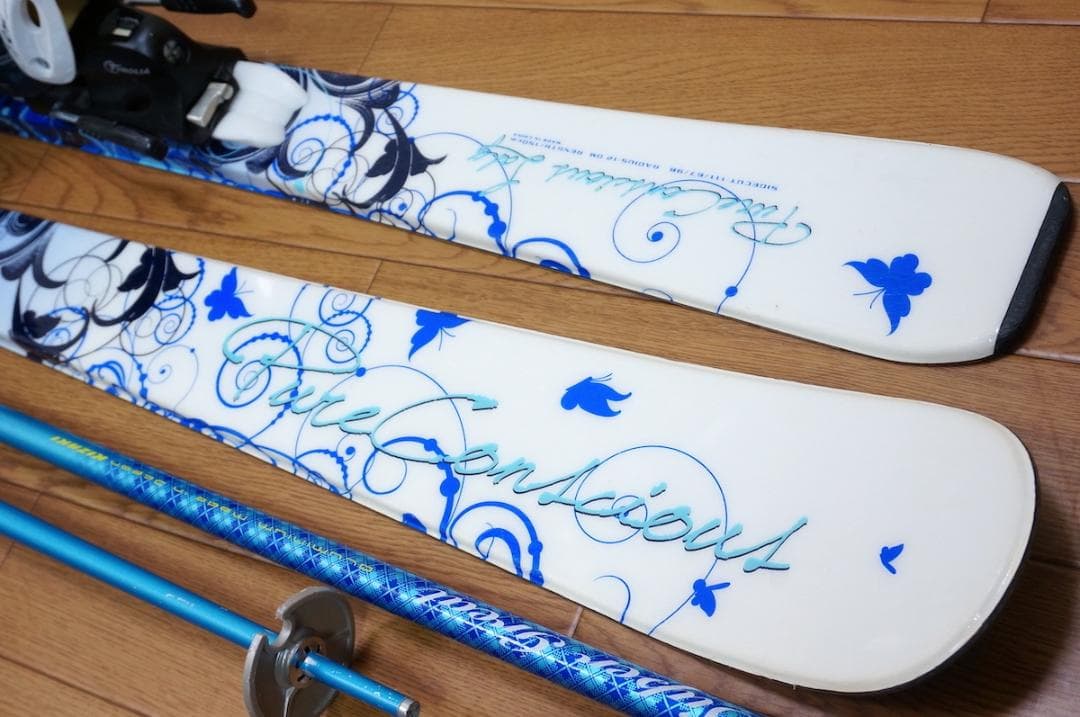 メンテ済 150cm靴24～24.5cmPURE CONSCIOUSスキーセット