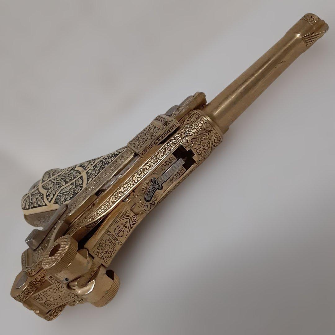 ACG ゴールド ルガー P08 ゲーリングルガー モデルガン　0201-013