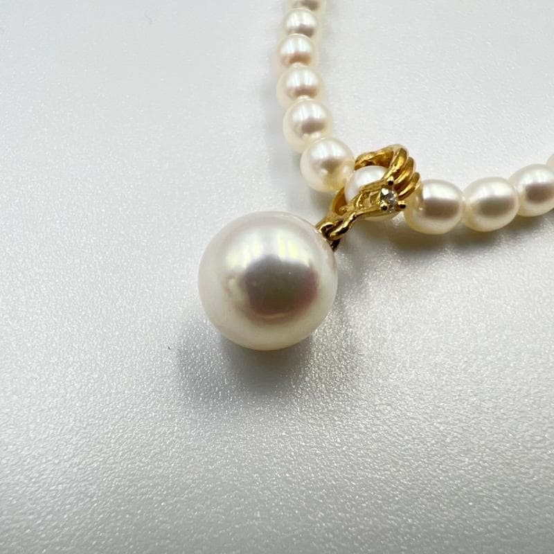 TASAKI ネックレス ベビーパール 3.5mm ヘッド 8.1mm K18