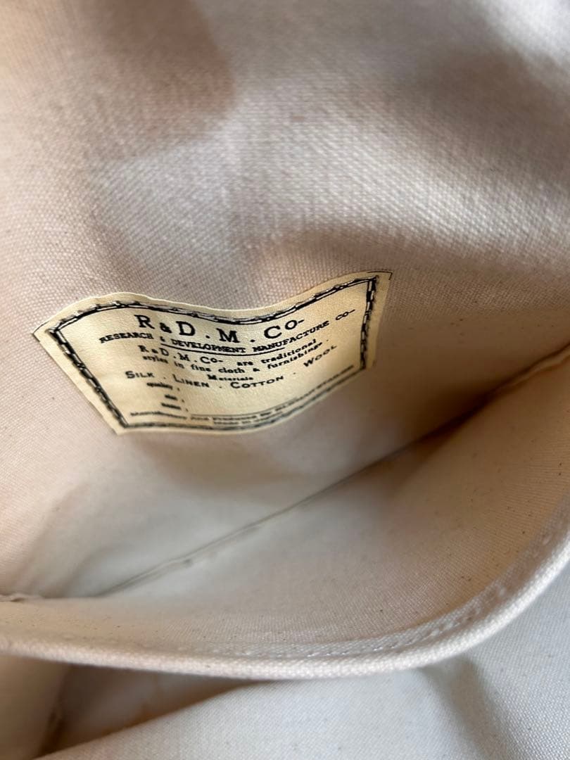 R＆D.M.Co- オールドマンズテーラー　マルシェバッグ