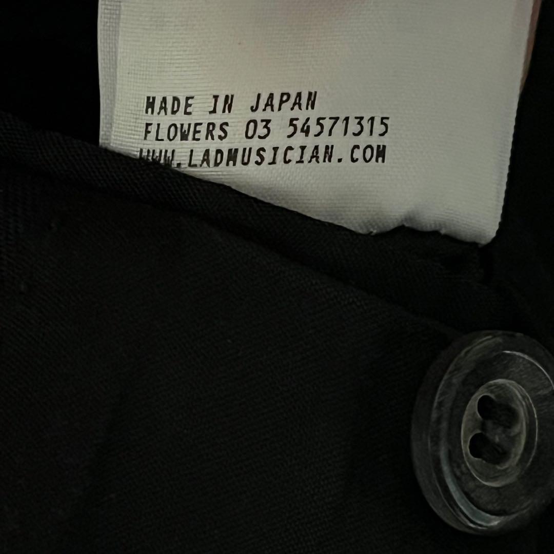 ラッドミュージシャン　セットアップ　スーツ　カシミヤ　ブラック