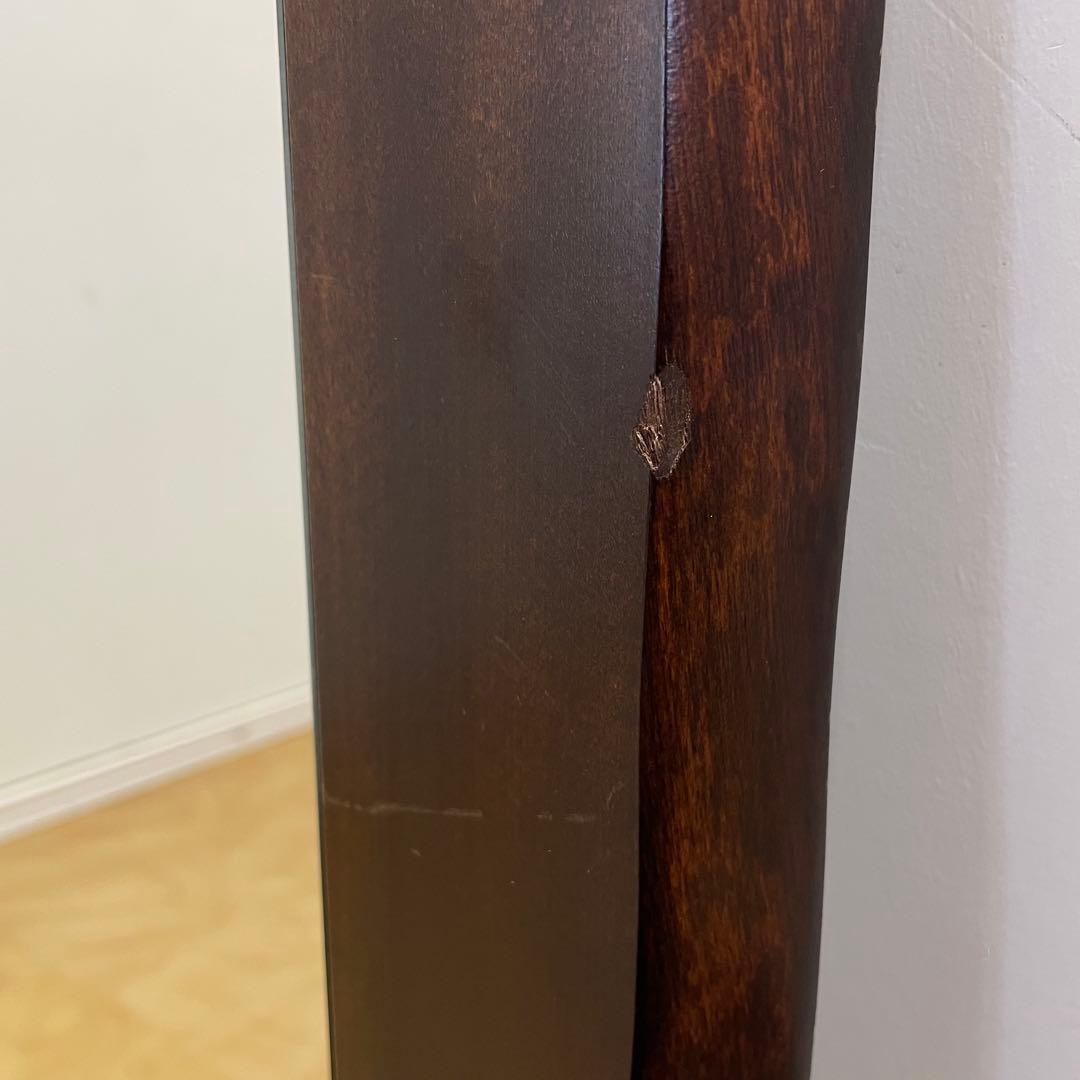 希少 北海道民芸家具 鏡 大型 ミラー 壁掛け鏡 ウォールミラー アンティーク