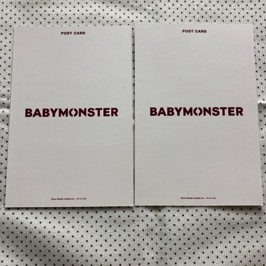 BABYMONSTER アヒョン ペンミ 5/11/12 B賞 ポストカード
