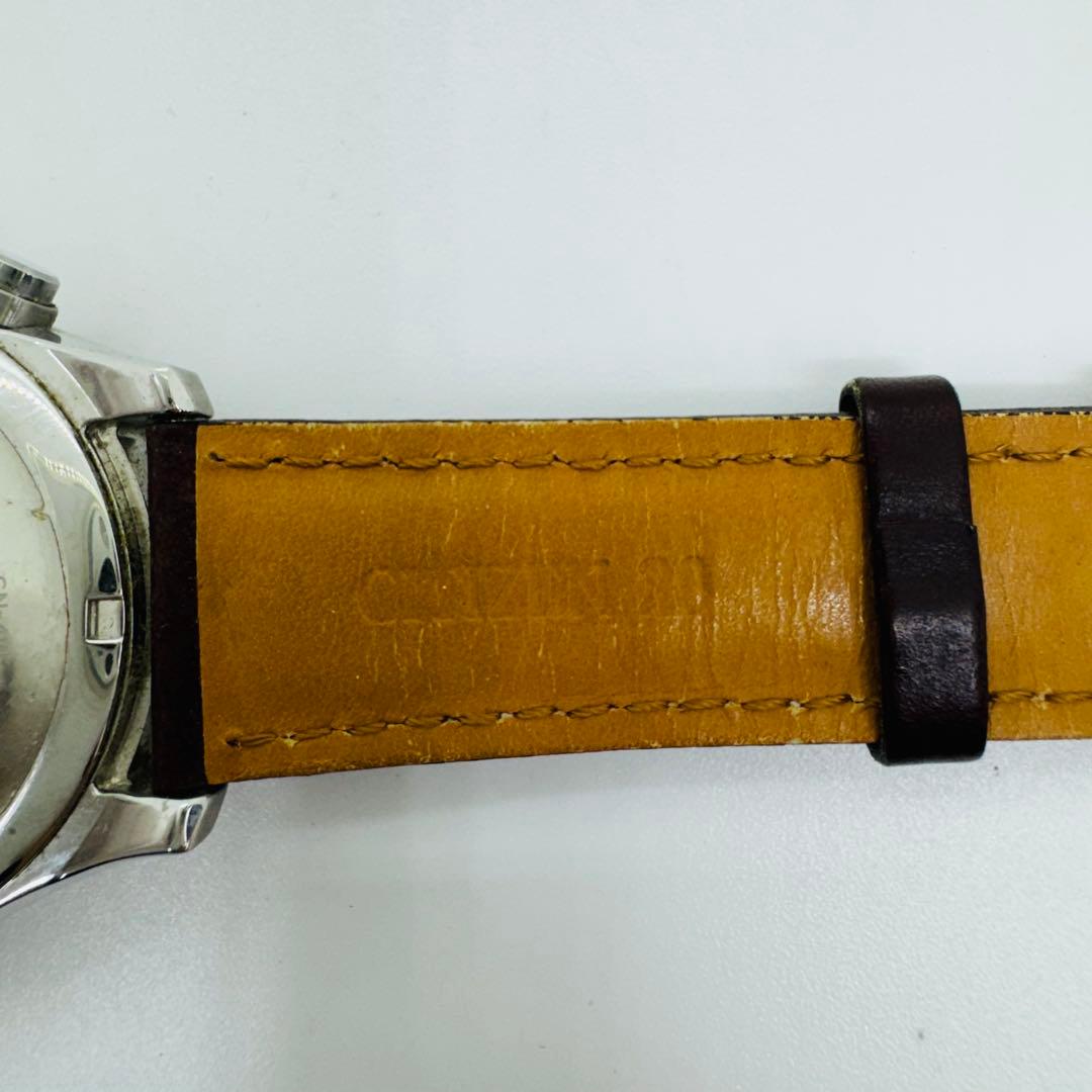 ✨CITIZEN✨シチズン✨エコドライブ✨クロノグラフ✨デイト✨ブラック✨腕時計