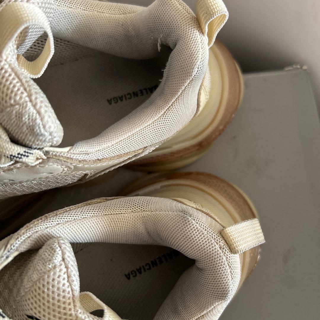 BALENCIAGA Triple S スニーカー 37 ベージュ 替え紐付き